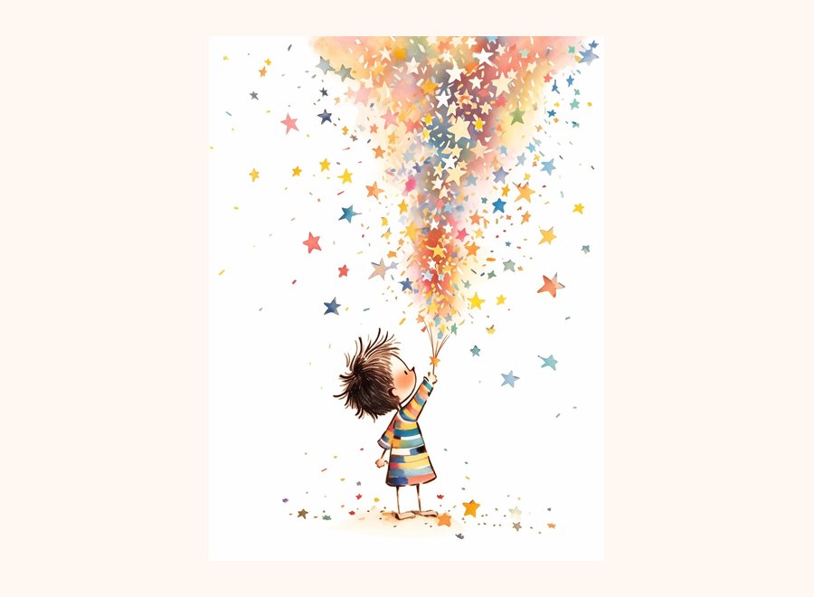 Birthday T-shirt sample artwork