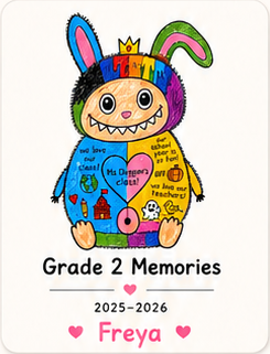 Grade 2 Memories project card